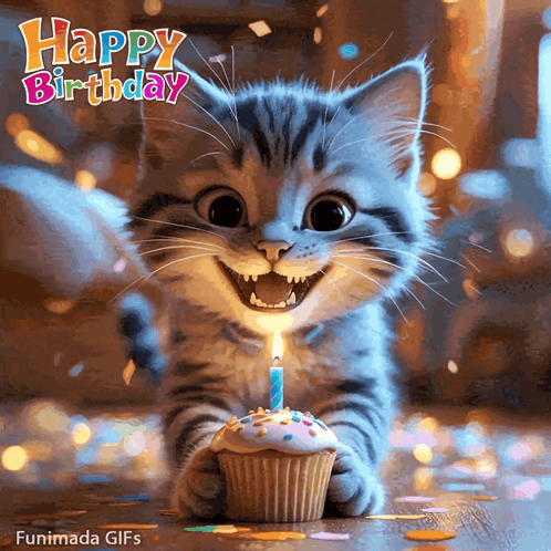 Cat Birthday Pet Birthday GIF