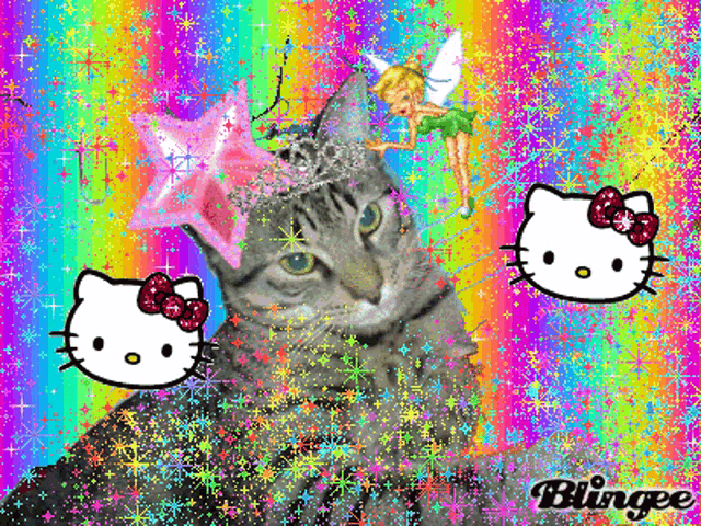 Cat Blingee GIF
