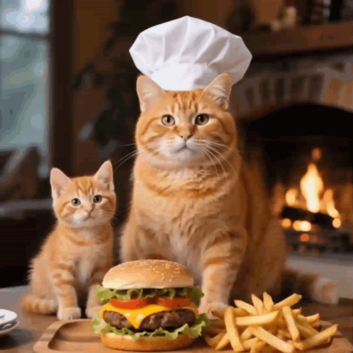 Cat Family Cozy GIF