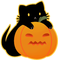 Cat Halloween Sticker