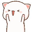 Cat Jumping Jump Excited Yippee Sticker