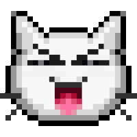 Cat Pixel Sticker