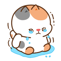 Cat Sad Sticker