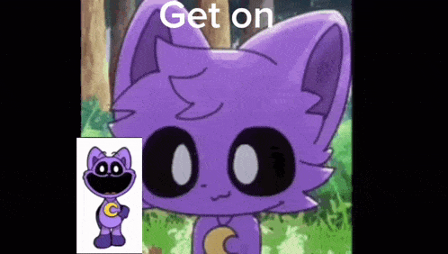 Catnap Get On GIF