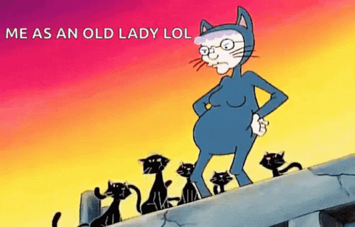 Cats Funny GIF. This 498 x 319 animated GIF is part of our simpsons crazy cat lady collection. Related themes include crazy, funny. Created by CereBellow…