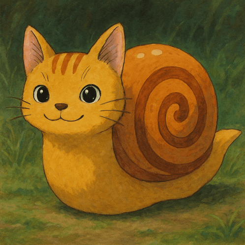 Catsnail Ghibli Meme
