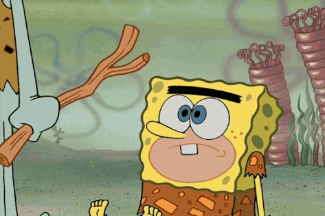 Caveman Spongebob Epiphany GIF. This 473 x 315 animated GIF is part of our spongebob fire collection. Related themes include fire, spongebob, ugh. Created…