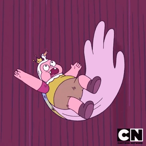 Cayendo Clarence GIF