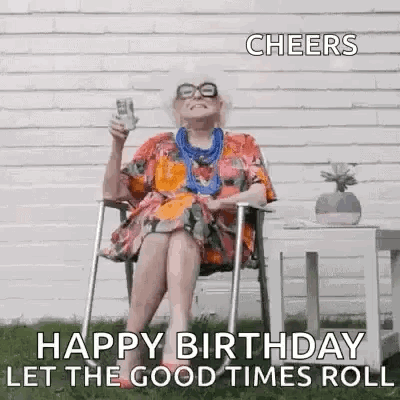 Celebrategoodtimes Oldwoman GIF
