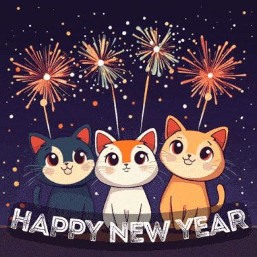 Celebration Cats GIF