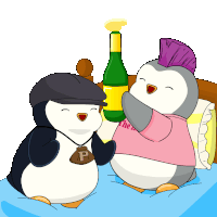 Celebration Champagne Sticker