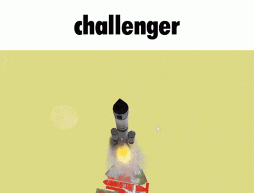 Challenger Rocket GIF