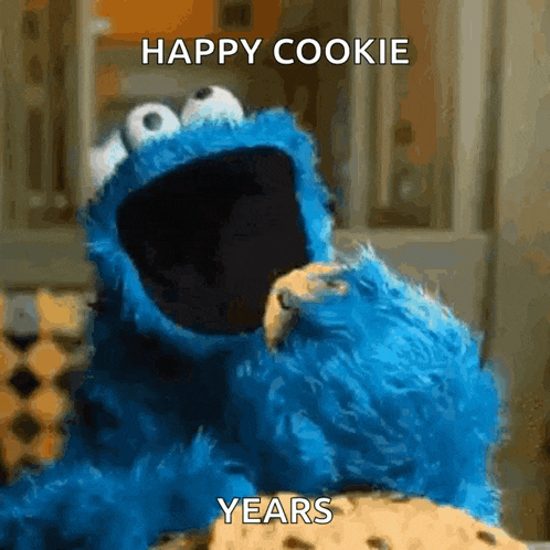 Champagne Barbie Cookie Monster GIF