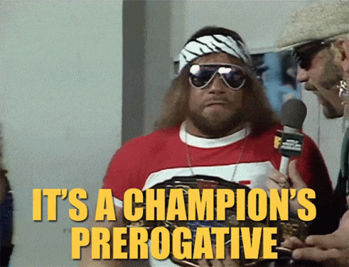 Champion Macho Man GIF
