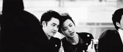 Chansoo Do Kyungsoo GIF. This 498 x 214 animated GIF is part of our chansoo collection. Related themes include cute, smile. Created by Chansoo612. View the…