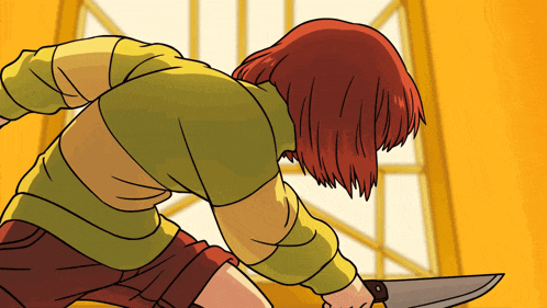 Chara Stronger Than You GIF
