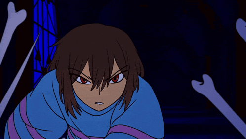 Chara Stronger Than You GIF