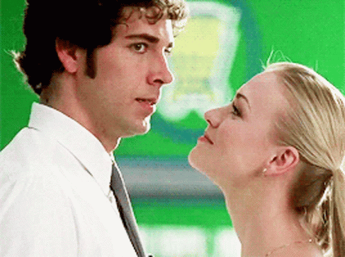 Cheek Kiss Awkward GIF