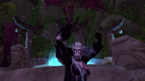 Cheer Night Elf Nightelf Kaldorei Warcraft Yes Alshain Alshaïn GIF. This 498 x 280 animated GIF is part of our night elf dance collection. Created by…