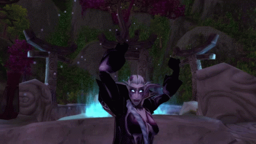 Cheer Nightelf Night Elf Kaldorei Warcraft Alshain Alshaïn GIF. This 498 x 280 animated GIF is part of our night elf dance collection. Created by Alshaïn…