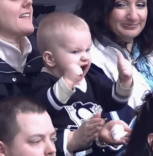 Cheering Baby Yeah GIF. This 488 x 498 animated GIF is part of our cheering collection. Related themes include lets go, woo hoo, yeah. Created by…
