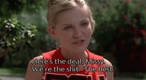 Cheerleader GIF. This 498 x 276 animated GIF is part of our kirsten dunst bring it on collection. Related themes include bring it on. View the original…