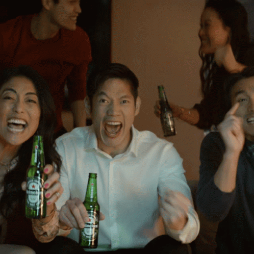 Cheers Heineken GIF