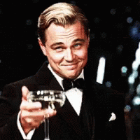 Cheers Leonardo Dicaprio GIF. This 200 x 200 animated GIF is part of our leo cheers collection. Created by TubularTorri. View the original animation, share…