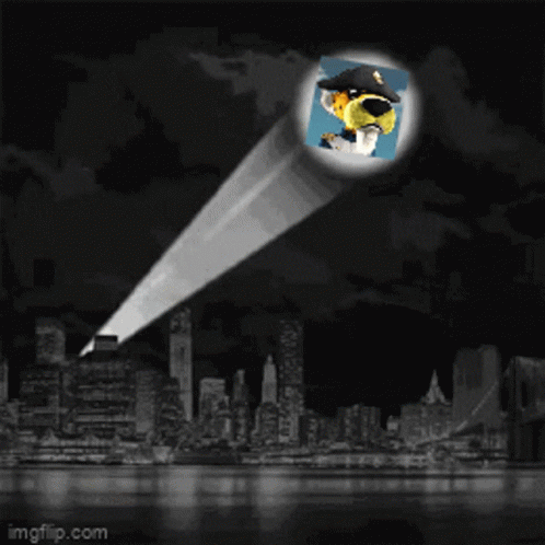 Cheeto Bat Signal Batman GIF