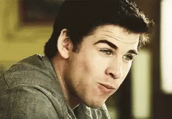 Chewing Chris Hemsworth GIF