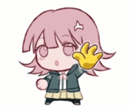 Chiaki Nanami Danganronpa GIF