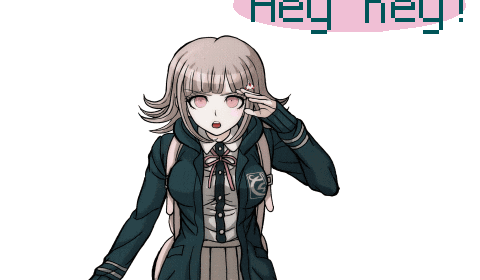 Chiaki Nanami Encouragement GIF