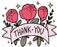 Chiaralbart Thank You Sticker
