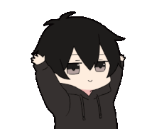 Chibi Anime Boy Sticker