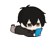 Chibi Anime Boy Sticker