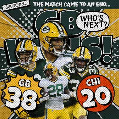 Chicago Bears (20) Vs. Green Bay Packers (38) Post Game GIF