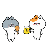 Chicken Leg Alcohol Sticker