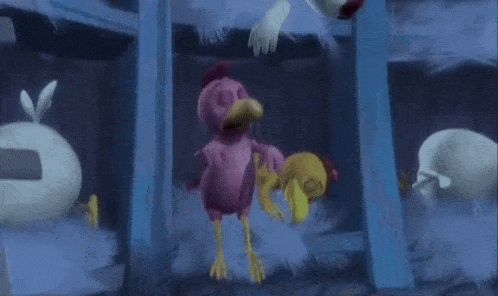 Chicken Sleepwalk GIF