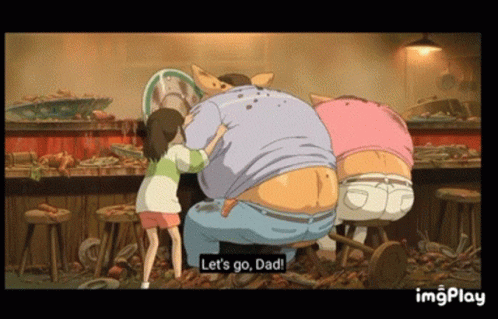 Chihiro Pig GIF
