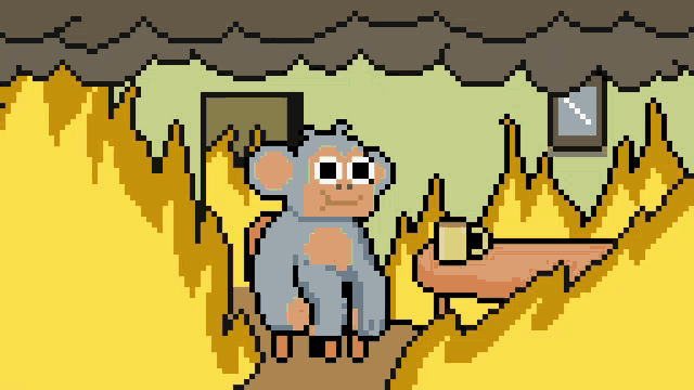 Chimpers Fire GIF