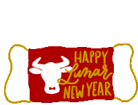Chinese New Year Ox Sticker