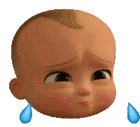 Chip Flip Live Crying Sticker