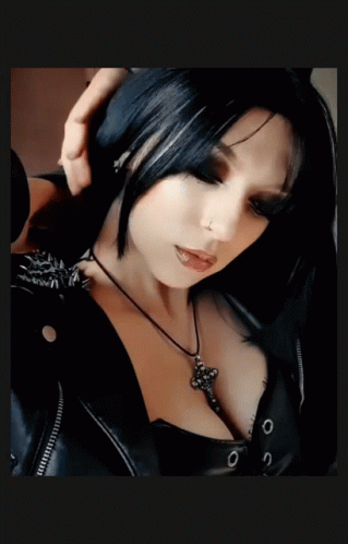 Chloe Elizabxth Gothic Model GIF