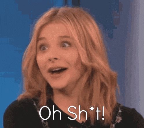 Chloe Grace Moretz Shocked GIF