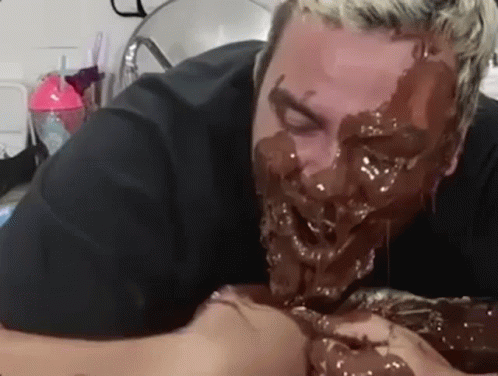 Chocolate Eating Chocolate GIF