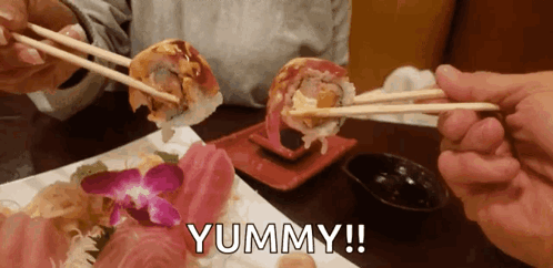 Chopsticks Date GIF