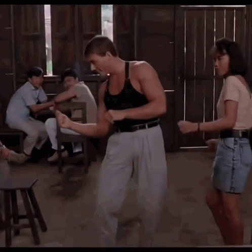 Chorizombi Van Damme GIF. This 498 x 498 animated GIF is part of our jean claude van damme bailando collection. Related themes include dancing. Created by…