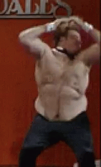 Chris Farley Belly Dancing GIF