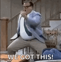 Chris Farley Running GIF