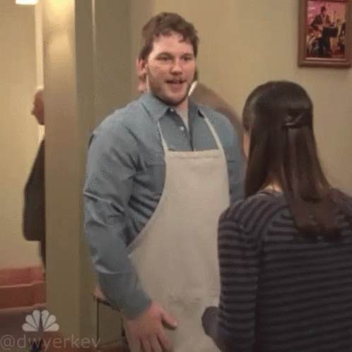 Chris Pratt Andy Dwyer GIF. This 498 x 498 animated GIF is part of our lil sebastian collection. Related themes include clapping. Created by…